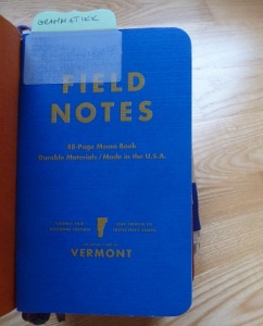 Some Field Notes in there too.